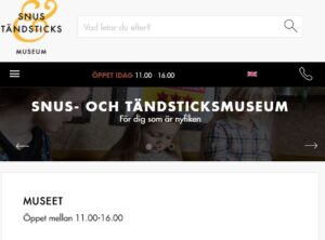 snusochtandsticksmuseum