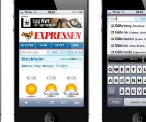 expressen mobil väder