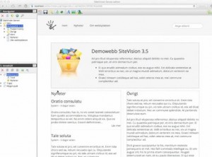 sitevision 3.5 gui